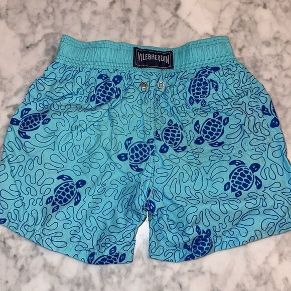 VILEBREQUIN BLUE TURTLE SWIM TRUNKS 6 - Picture 7 of 8